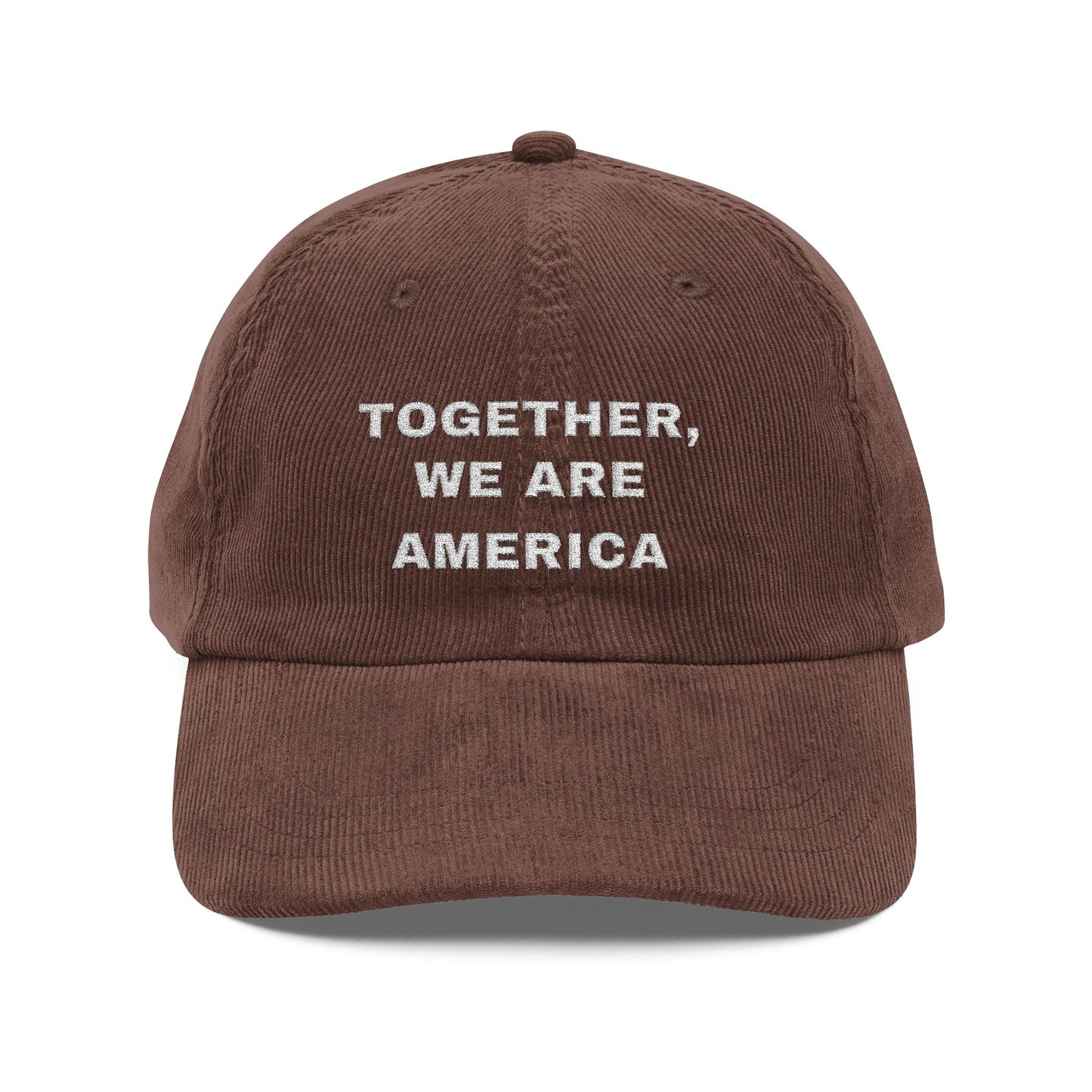 "Together, We Are America" Embroidered Vintage Hat